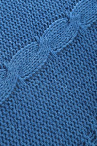 Trendige Strick-Kissenhülle, 43 x 43 cm