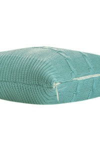 Zeitlose Strick-Kissenhülle, 43 x 43 cm