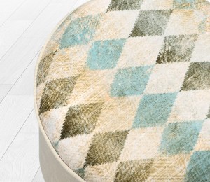 Hocker "Teeing" creme - grün