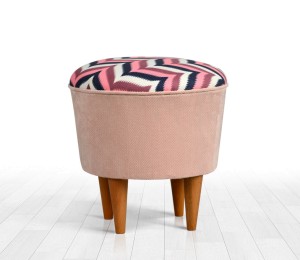 Hocker "Hill" puder (rosa)