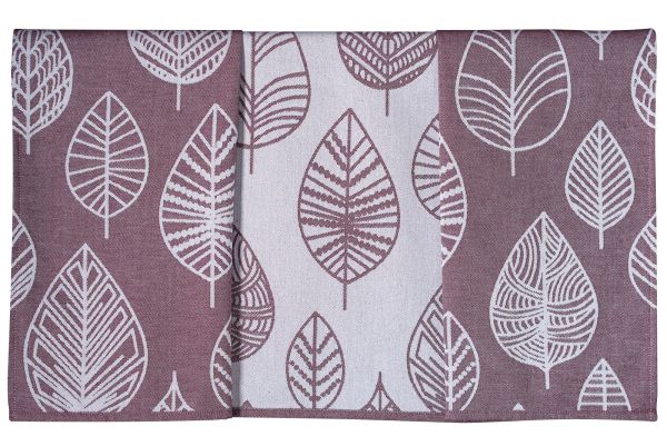 Arty Home Geschirrtücher 100% Baumwolle - 3er Set 50x70 cm - rot