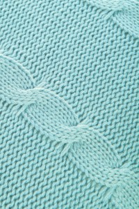 Zeitlose Strick-Kissenhülle, 43 x 43 cm