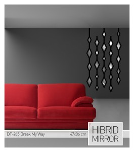 Spiegel-Wandtattoo "Break My Way"